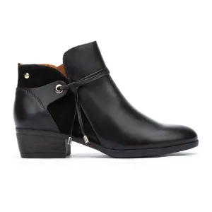 Pikolinos Daroca W1U-8505 Ankle Boot (Women) - Black Leather