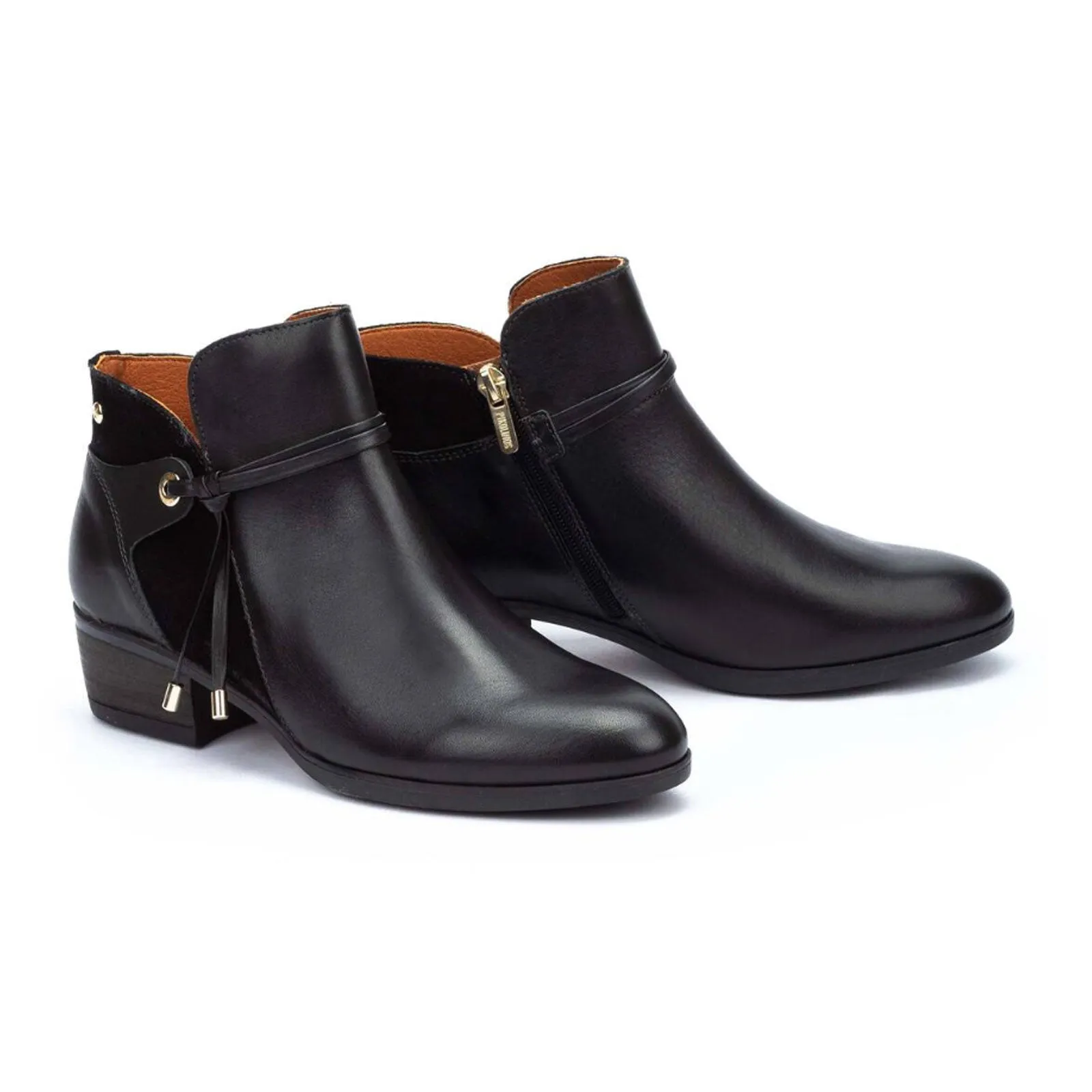 Pikolinos Daroca W1U-8505 Ankle Boot (Women) - Black Leather
