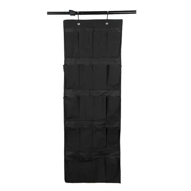 Premium 20 Pair Over Door Hanging Shoe Organizer Rack
