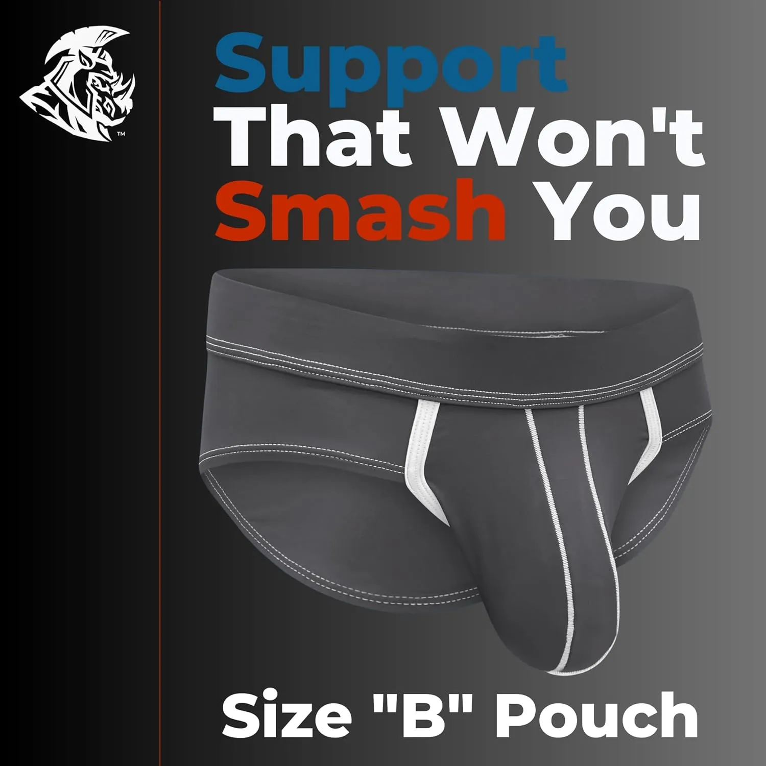 Real Men Bulge Enhancing Pouch Underwear for Men ?C 1 and 4 Pack Set - Nylon Sports Briefs ABCD Pouch