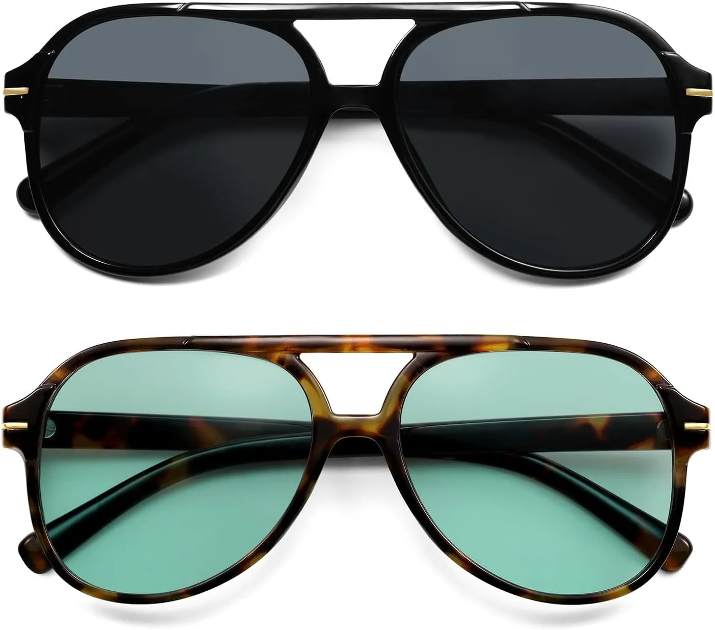 Retro Trendy Square Aviator Sunglasses Womens Mens 70s Classic Vintage Oversized Sun Glasses AR82174