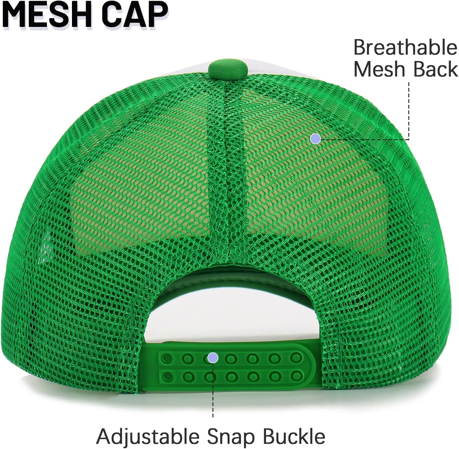 Ultrafun 10 Pack Trucker Hat Mesh Sublimation Blank Hats Adjustable Baseball Caps Hats for Men Women