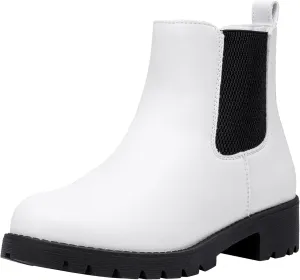 Vepose Women's 9607 Chelsea Ankle Boots Pull-On Booties for Women