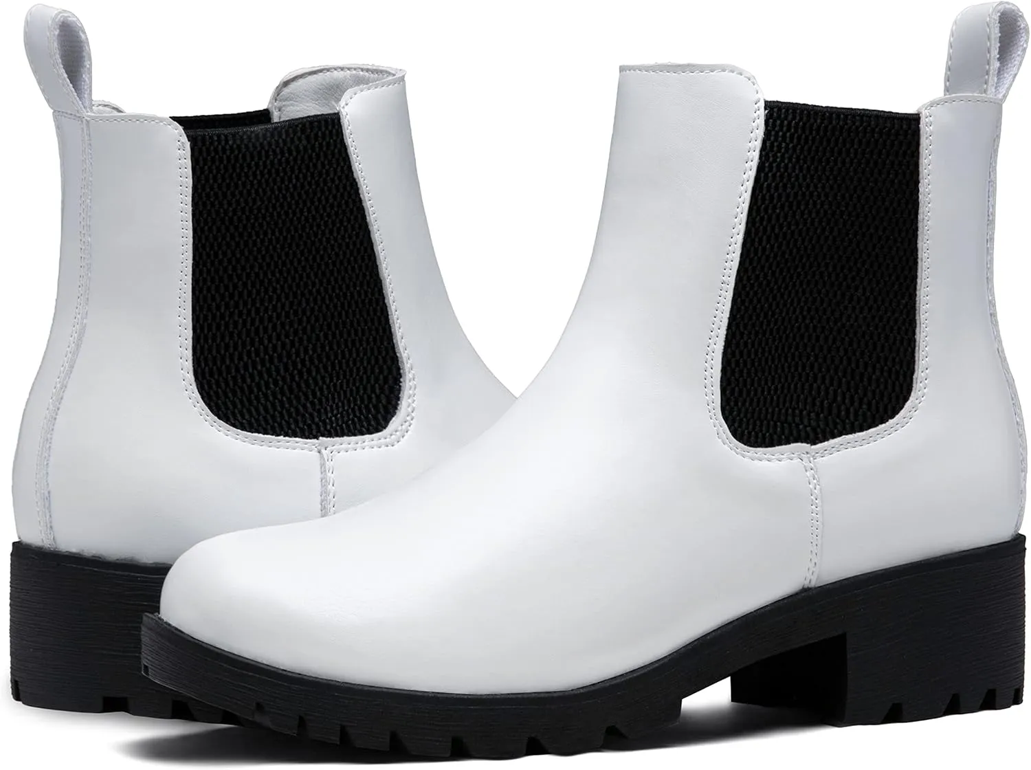 Vepose Women's 9607 Chelsea Ankle Boots Pull-On Booties for Women