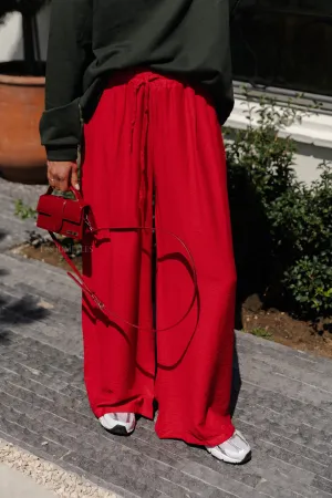 Wallis wide pants red