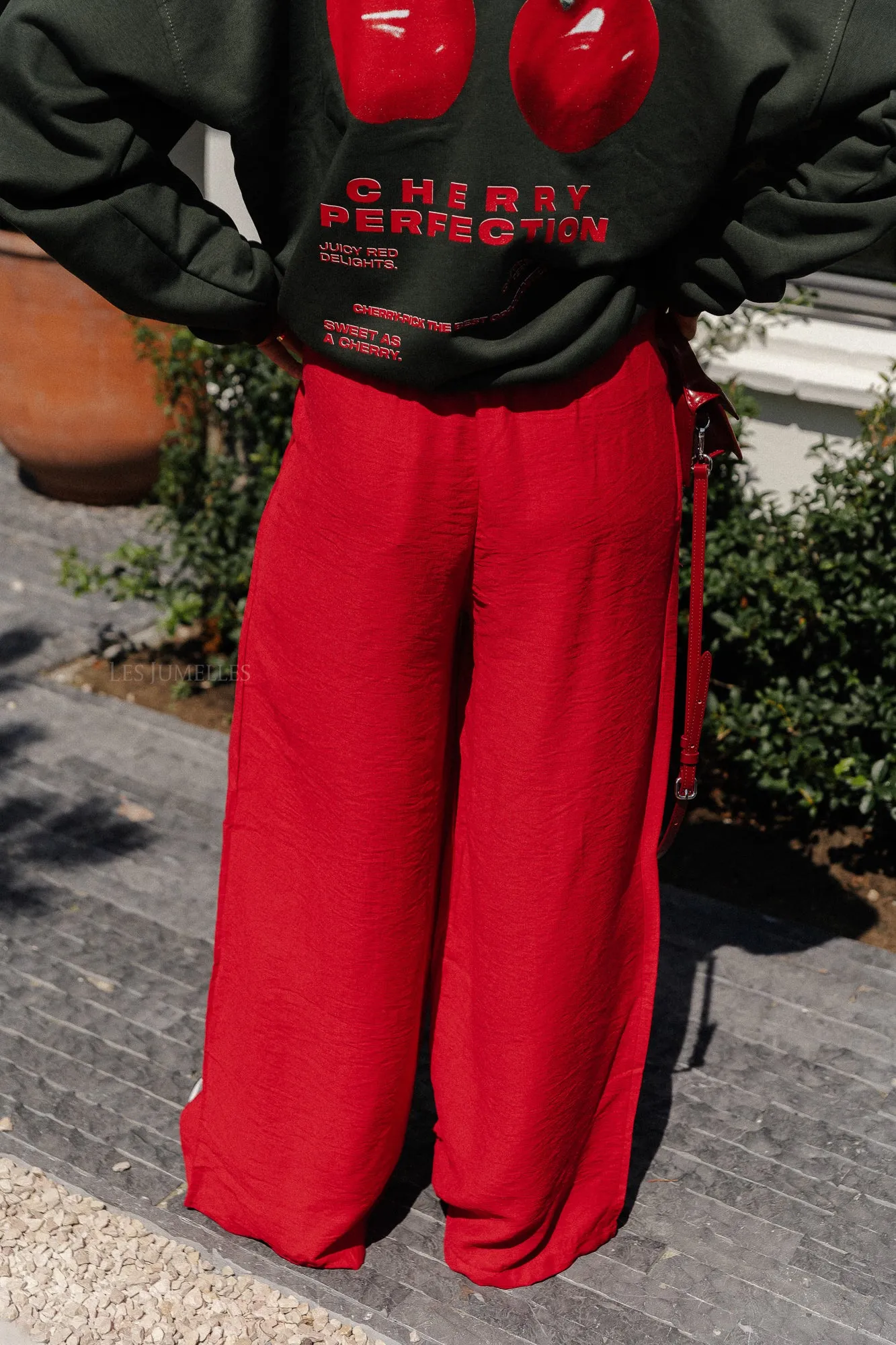 Wallis wide pants red