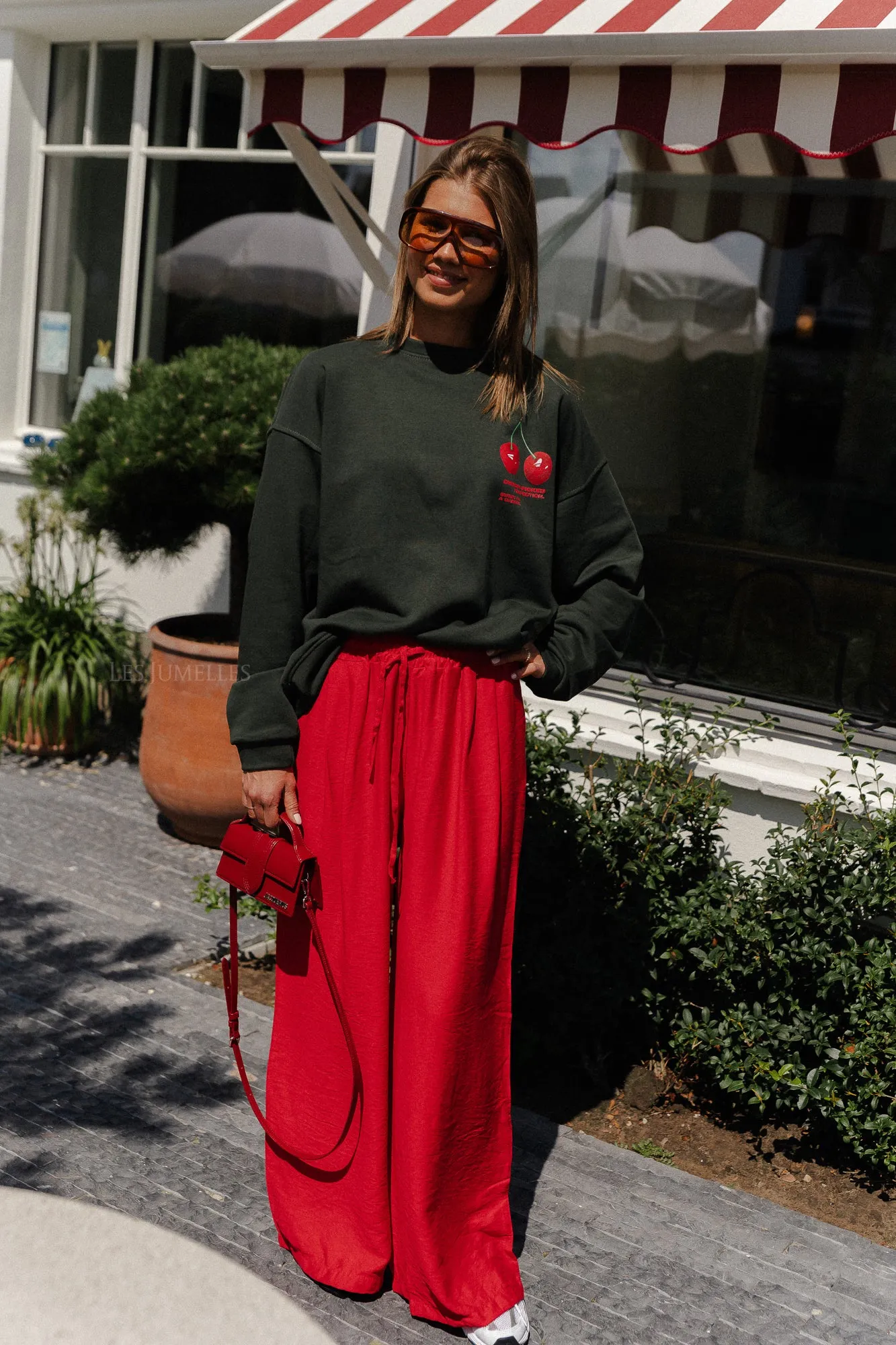 Wallis wide pants red