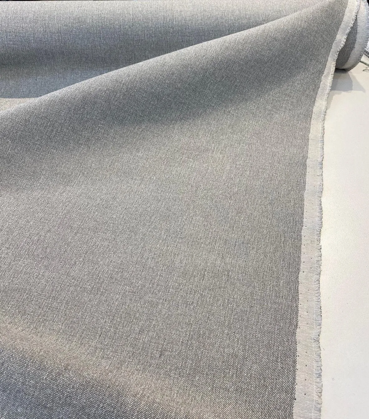 Washable Canvas Gray Cloud Revolution Performance Upholstery Fabric By The Yard