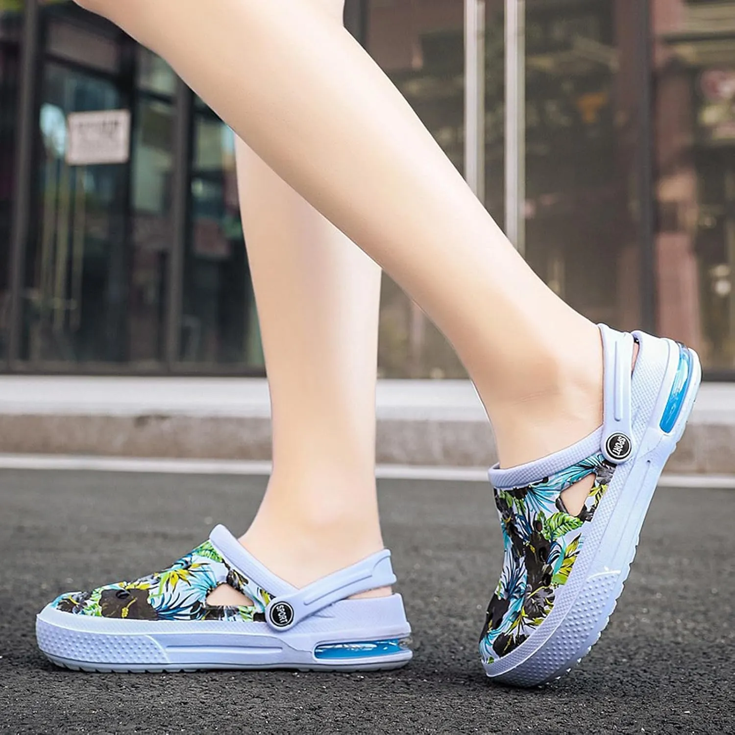 Women's Garden Clogs Shoes Casual Slipper Beach Sandals Anti-Slip Pool Water Shoes Home Slippers Summer Footwear