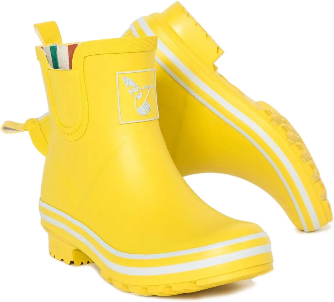 Women's Rain Boot Ankle Boots Meadow Wellies Garden Boot UK Brand