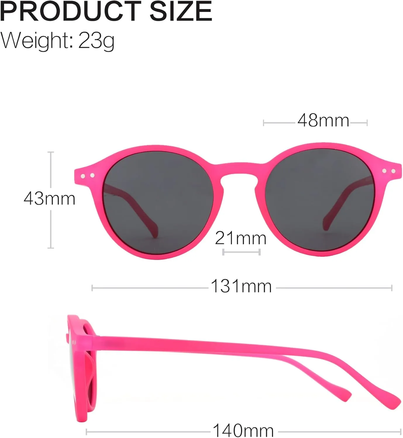 ZENOTTIC Polarized Round Sunglasses, Stylish Sunglasses for Men and Women Retro Classic, Multi-Style Selection