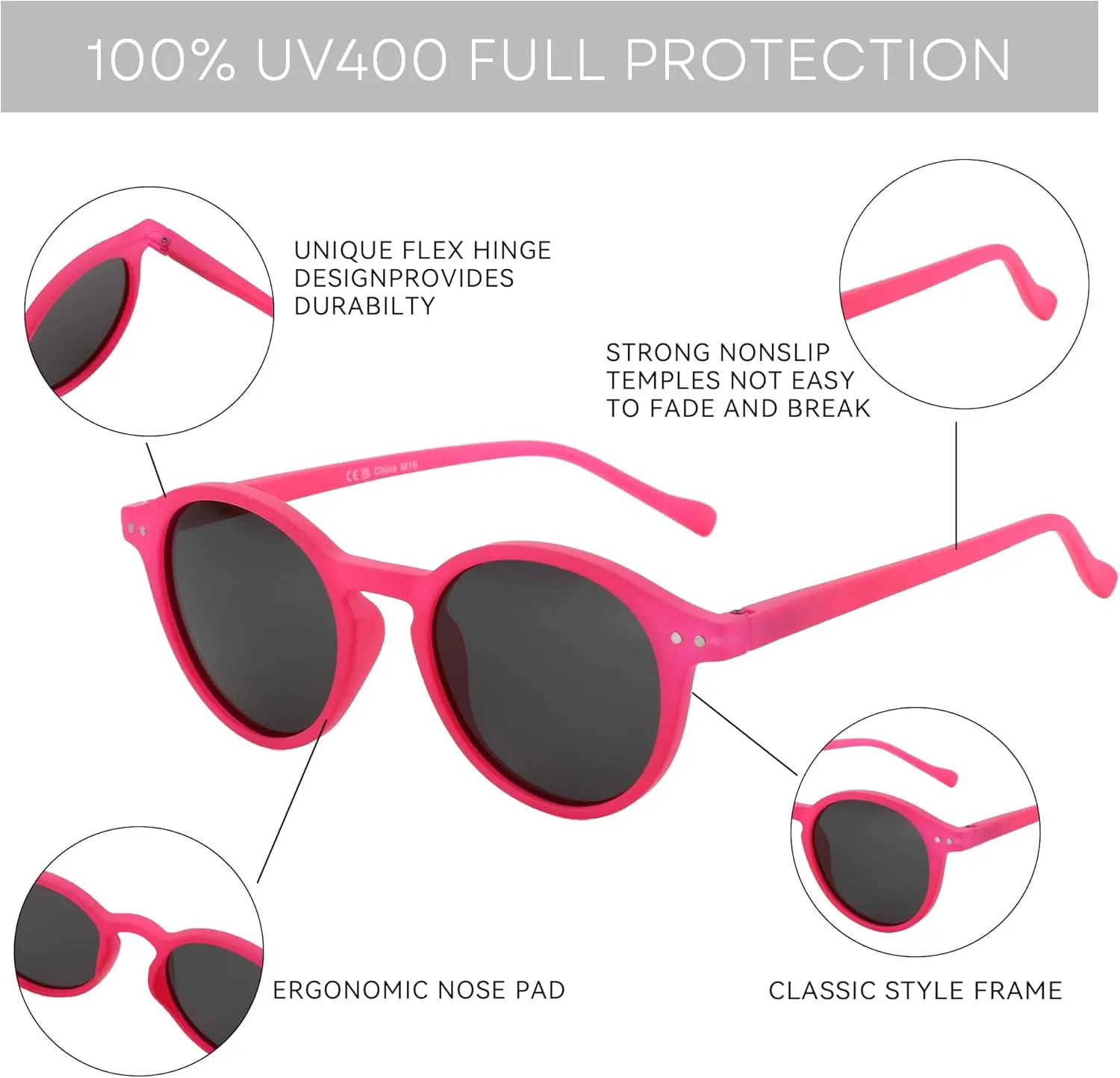 ZENOTTIC Polarized Round Sunglasses, Stylish Sunglasses for Men and Women Retro Classic, Multi-Style Selection