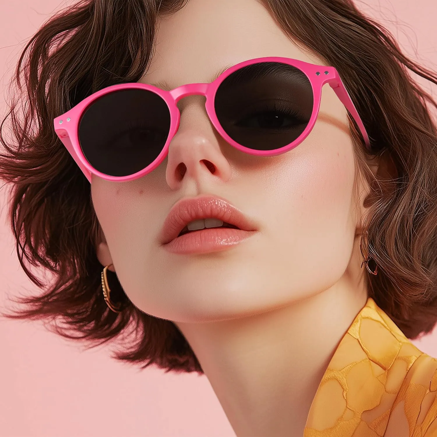 ZENOTTIC Polarized Round Sunglasses, Stylish Sunglasses for Men and Women Retro Classic, Multi-Style Selection